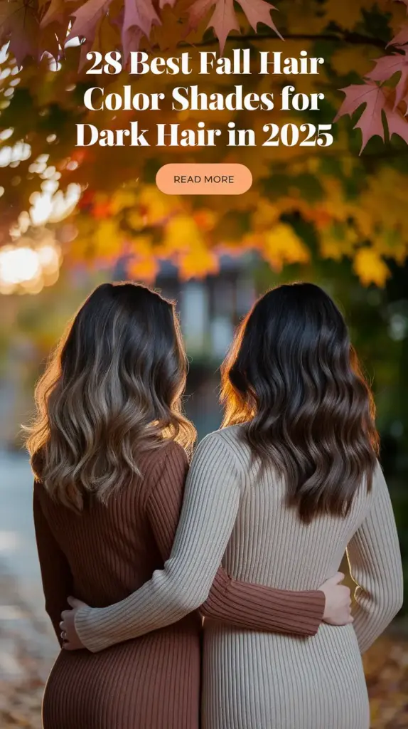 Best Fall Hair Color Shades for Dark Hair in 2025: Trendy Ideas to Transform Your Look This Season