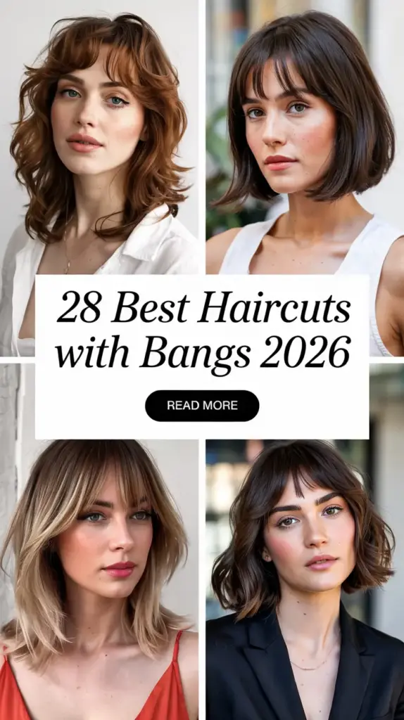 Best Haircuts with Bangs 2026: Soft Layers, Fresh Lengths & Effortless Style Inspiration