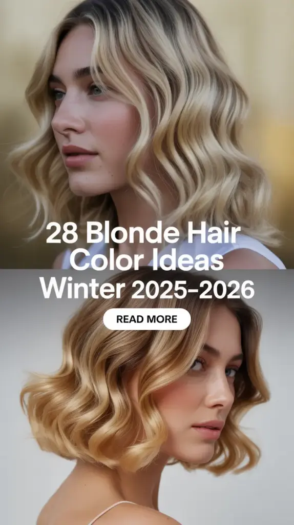 Blonde Hair Color Ideas Winter 2025–2026: Cozy, Chic & Fresh Looks for Every Shade of Blonde