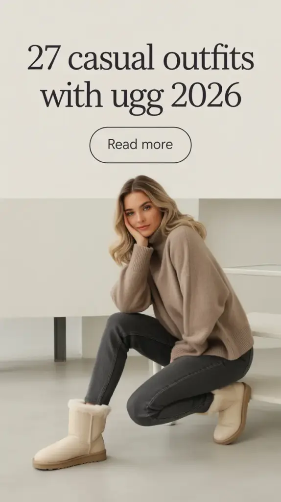 Casual Outfits with Ugg 2026 — Cozy, Chic & Effortlessly Stylish Looks for Every Season