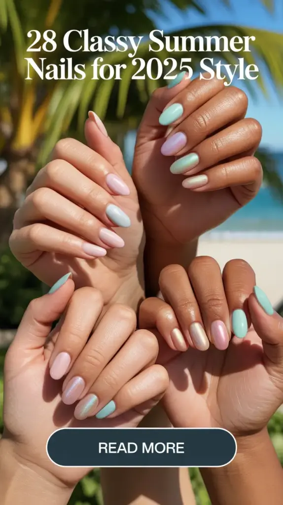 Classy Summer Nails for 2025 Style: Chic, Simple & Elegant Ideas to Try Now