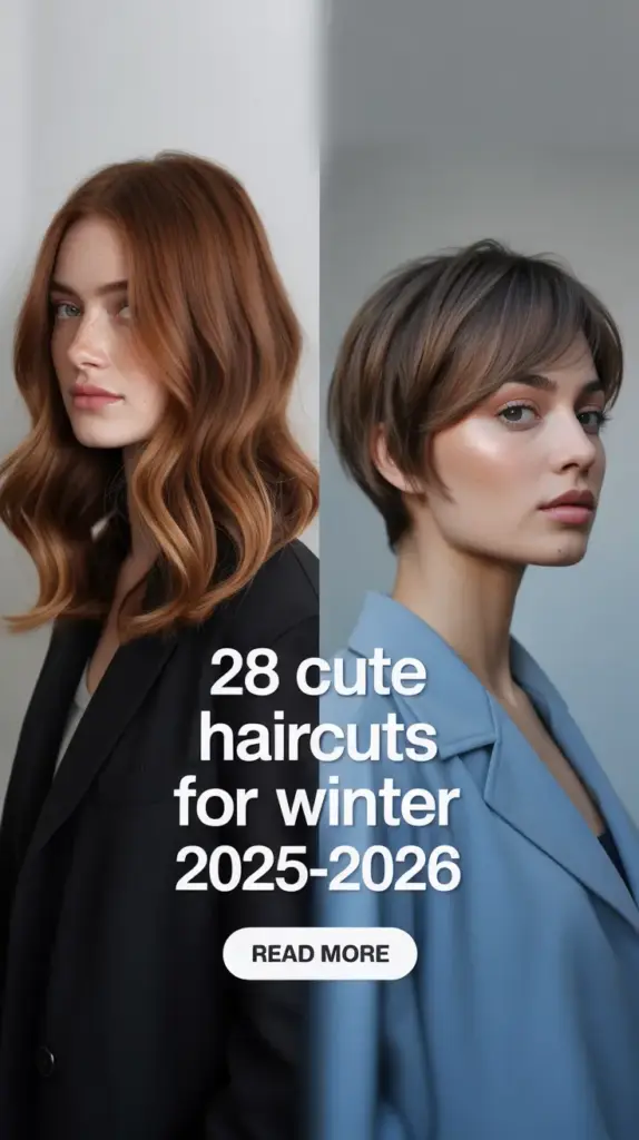 Cute Haircuts for Winter 2025–2026: The Most Adorable and Chic Trends to Try This Season