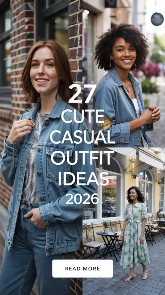 Cute Casual Outfit Ideas 2026: 27 Effortlessly Chic Looks for Every Season