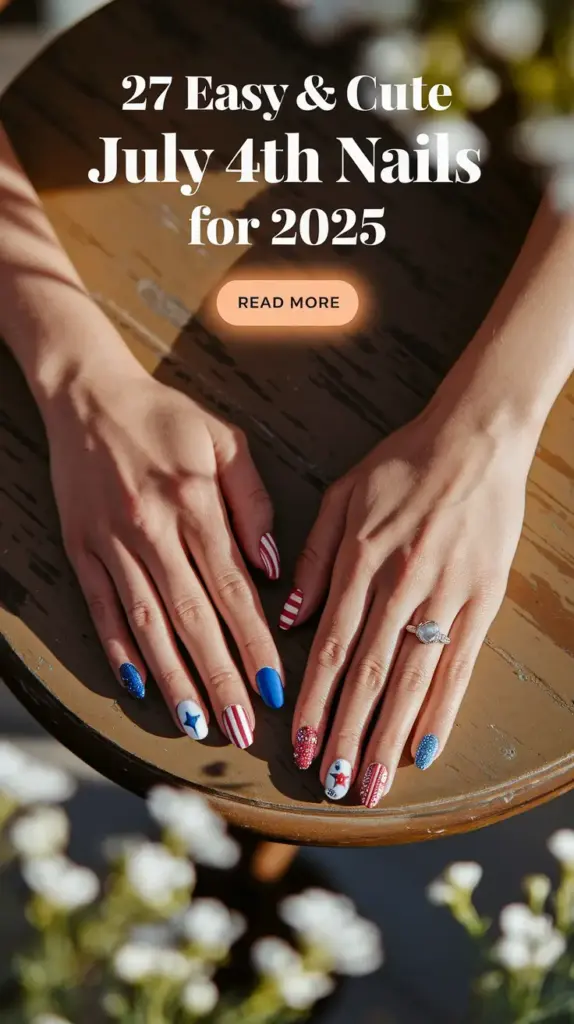 Easy & Cute July 4th Nails for 2025 You’ll Want to Copy Instantly