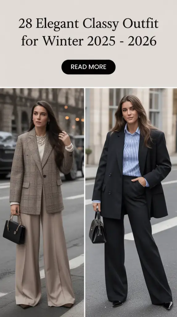 Elegant Classy Outfit for Winter 2025 – 2026: Chic & Timeless Ideas for Cold Season