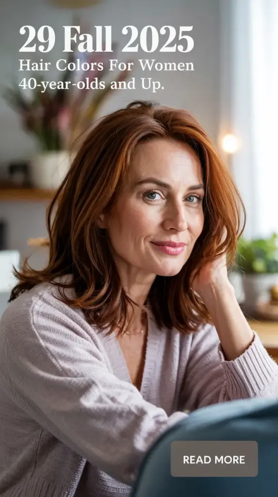 Top 29+ Fall 2025 Hair Colors for Women 40-Year-Olds and Up That Redefine Elegance