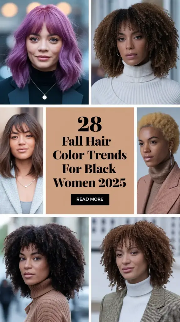 Fall Hair Color Trends for Black Women 2025: Bold, Natural & Ombre-Inspired Ideas