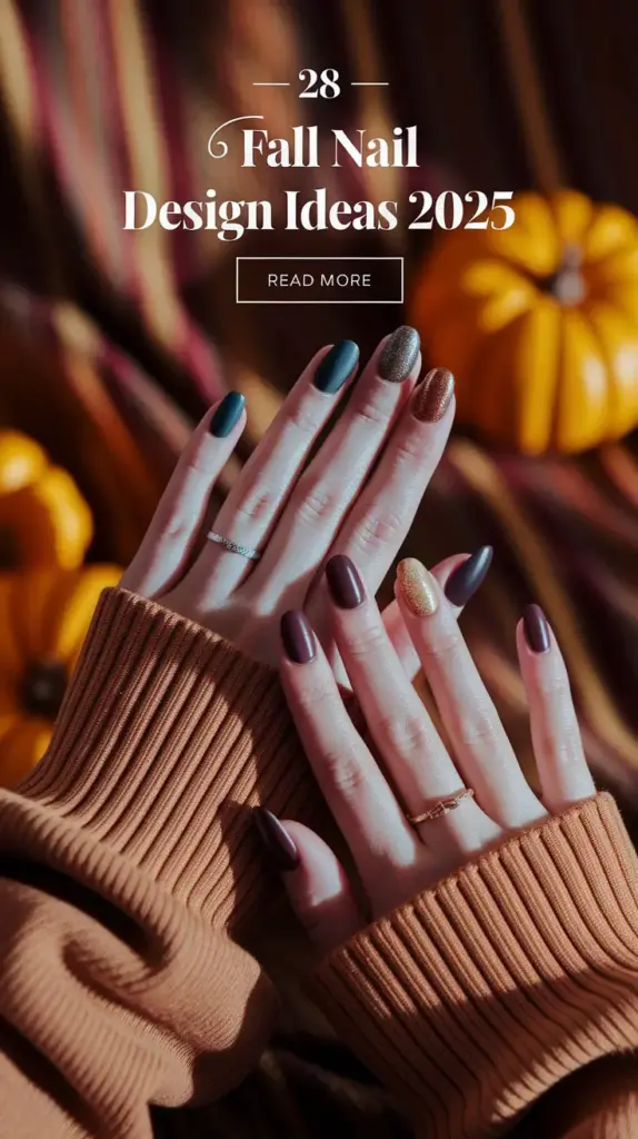 28+ Fall Nail Design Ideas 2025 That Are Chic, Cozy & Totally Worth Saving