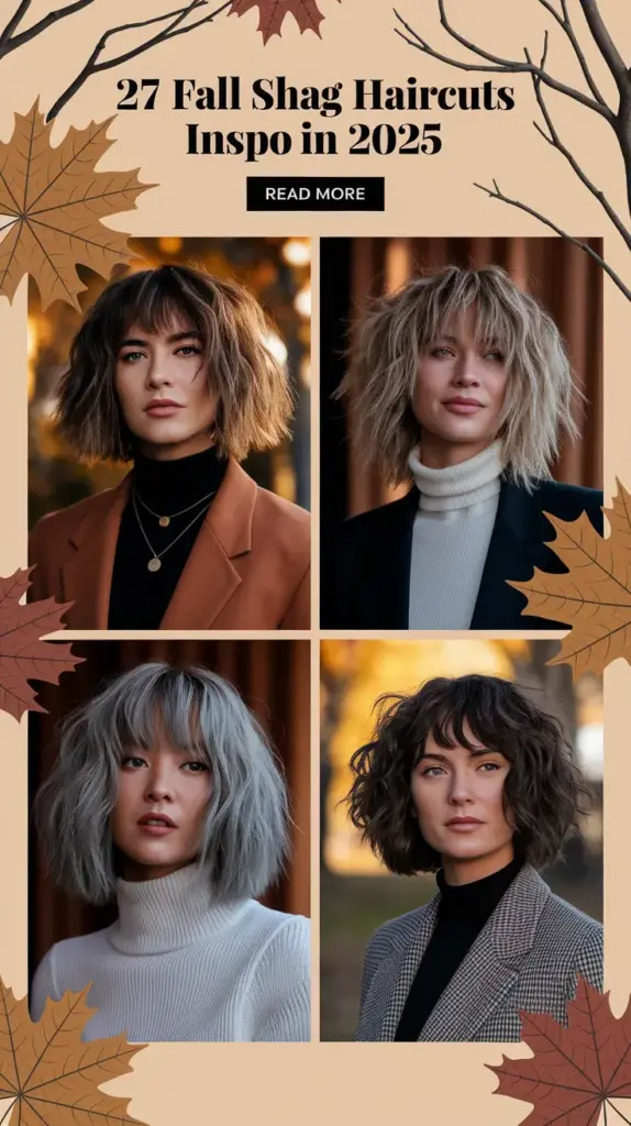 Fall Shag Haircuts Inspo in 2025: 27 Trendy Cuts to Rock This Autumn