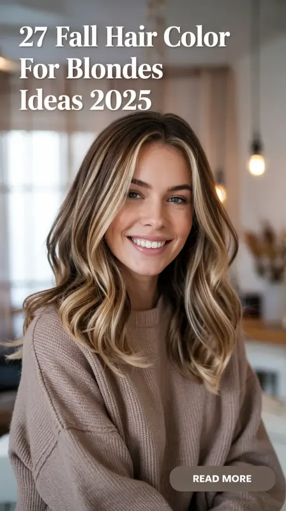 Fall Hair Color for Blondes Ideas 2025: 27 Stunning Looks You’ll Want This Autumn
