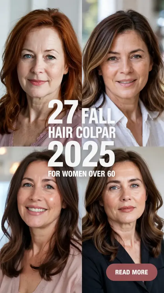 Top Fall Hair Color Ideas 2025 for Women Over 60 to Refresh Your Look