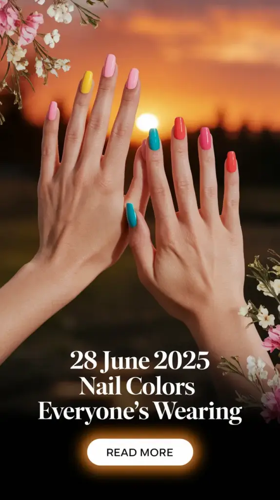 June 2025 Nail Colors Everyone’s Wearing: From Almond Tips to Summer Pedicures