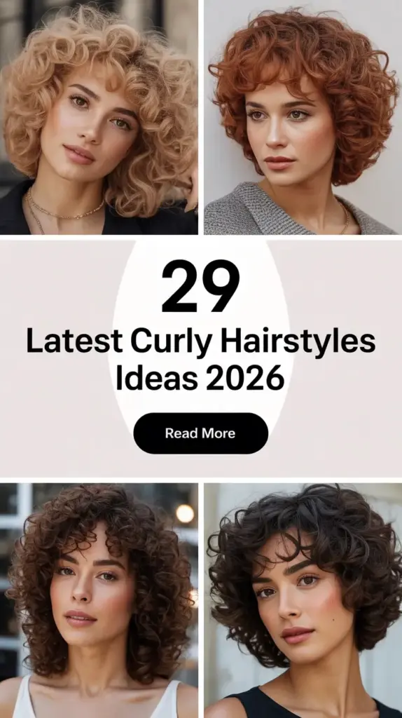 Latest Curly Hairstyles Ideas 2026: Natural, Short & Long Curls That Redefine Modern Beauty