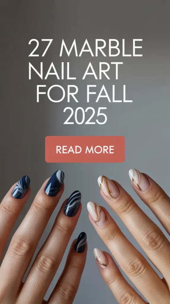 Marble Nail Art for Fall 2025: Stunning Seasonal Nail Designs