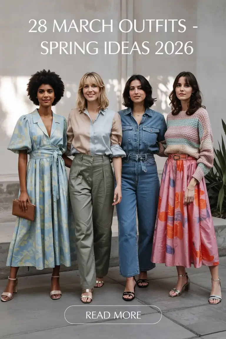 March Outfits – Spring Ideas 2026: Fresh Looks & Casual Layers for the New Season