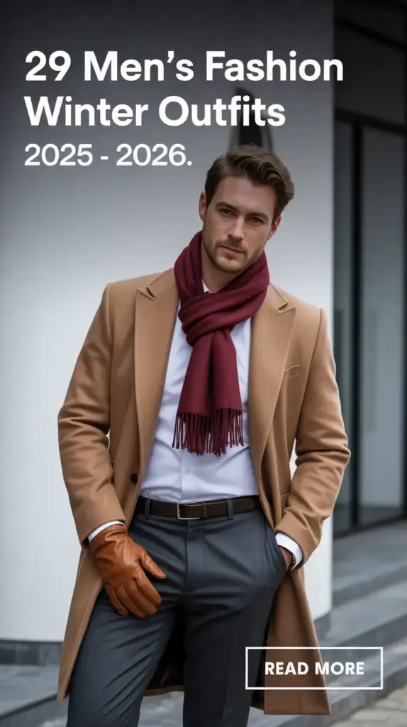 Men’s Fashion Winter Outfits 2025 – 2026: Stylish Ideas for Cold Weather