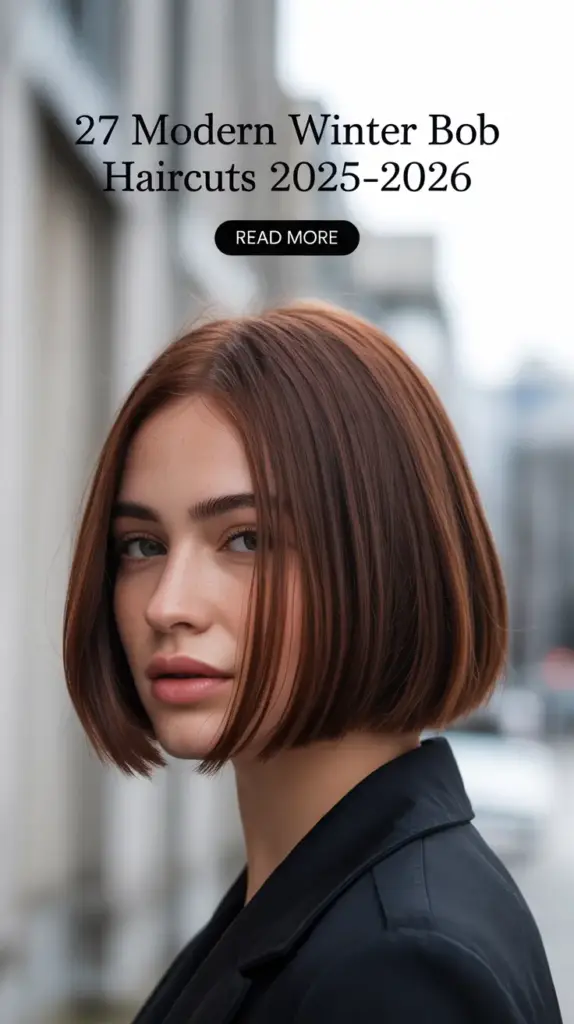 Modern Winter Bob Haircuts 2025–2026: Chic Ideas, Colors & Styling for the Cold Season