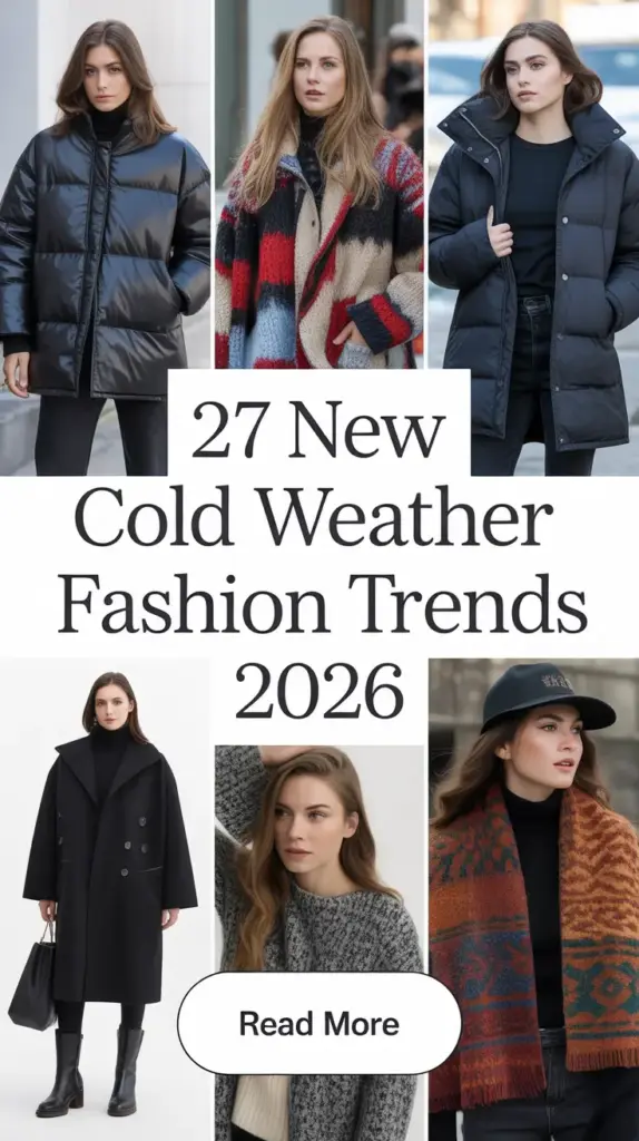 New Cold Weather Fashion Trends 2026: Effortless Winter Outfits for Real Life