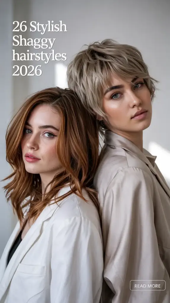 Stylish Shaggy Hairstyles 2026: Fresh, Textured & Effortless Looks for Every Hair Type