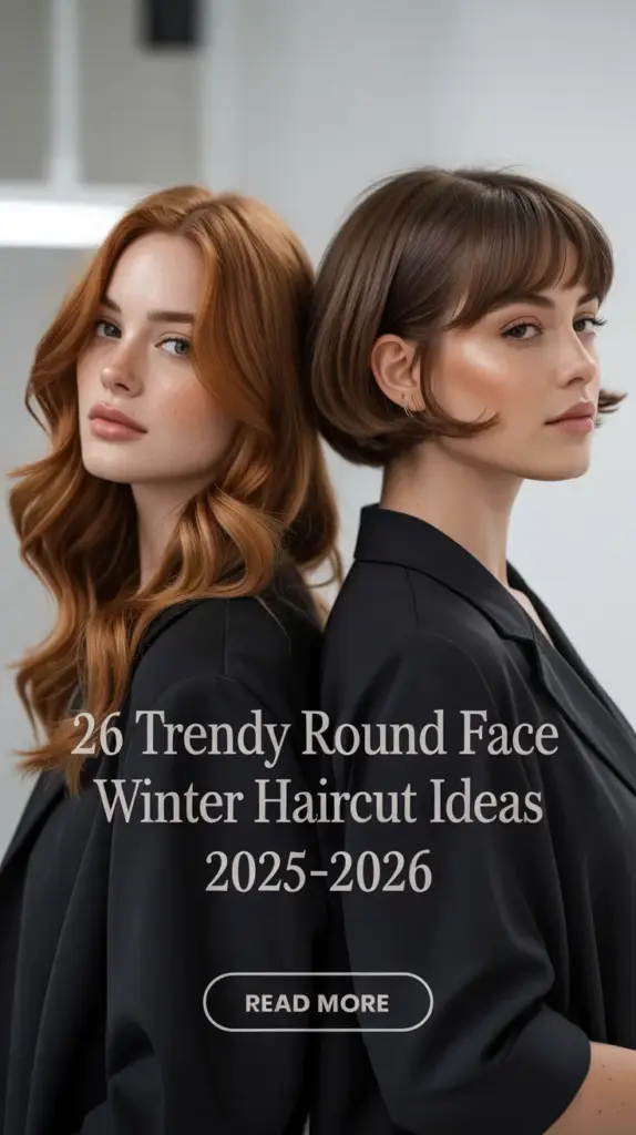 Trendy Round Face Winter Haircut Ideas 2025–2026: Fresh, Flattering Styles for the Cold Season