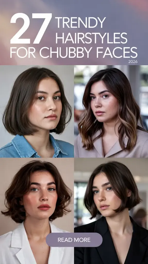 Trendy Hairstyles for Chubby Faces 2026: Fresh, Flattering Cuts for Every Hair Type