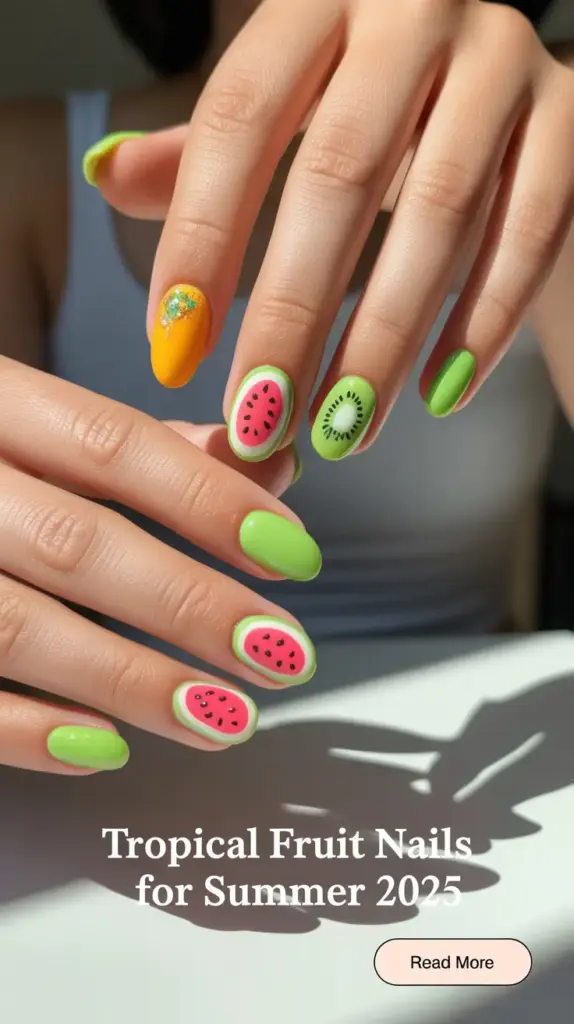 Tropical Fruit Nails for Summer 2025: The Juiciest Manicure Trends of the Season