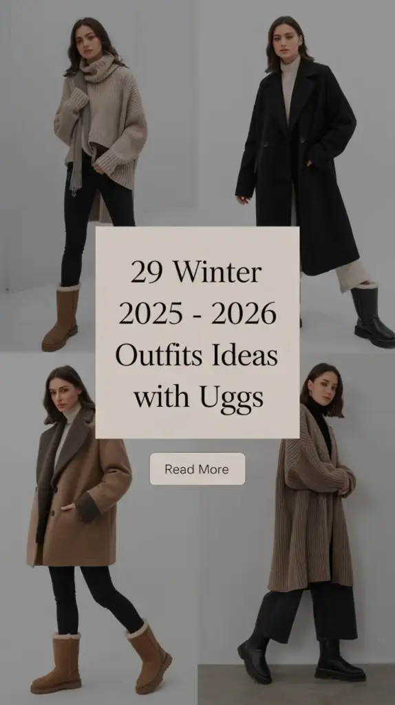 Winter 2025 – 2026 Outfits Ideas with Uggs: Cozy & Chic Looks