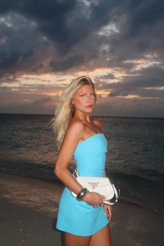Bright Blue Strapless Mini Dress Bright Blue Strapless Mini Dress — Aesthetic Blue Dress Outfit