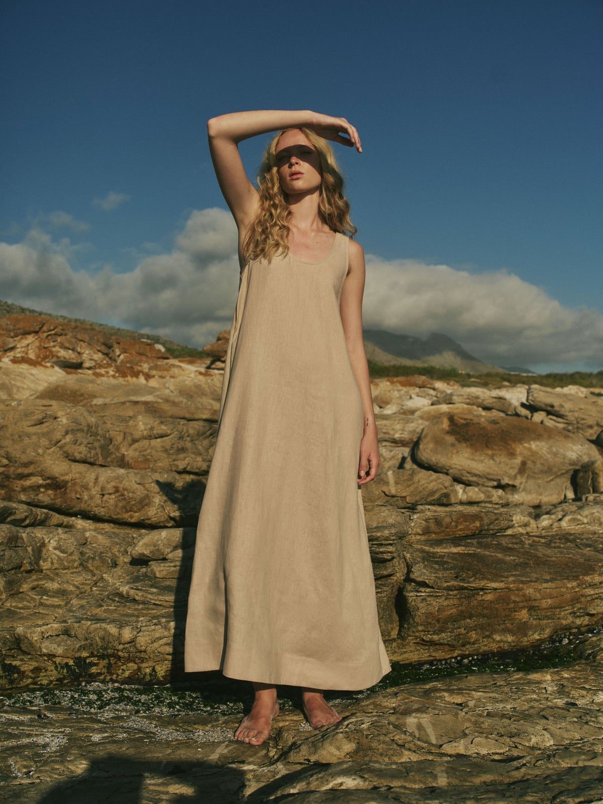 Aesthetic Linen Dress