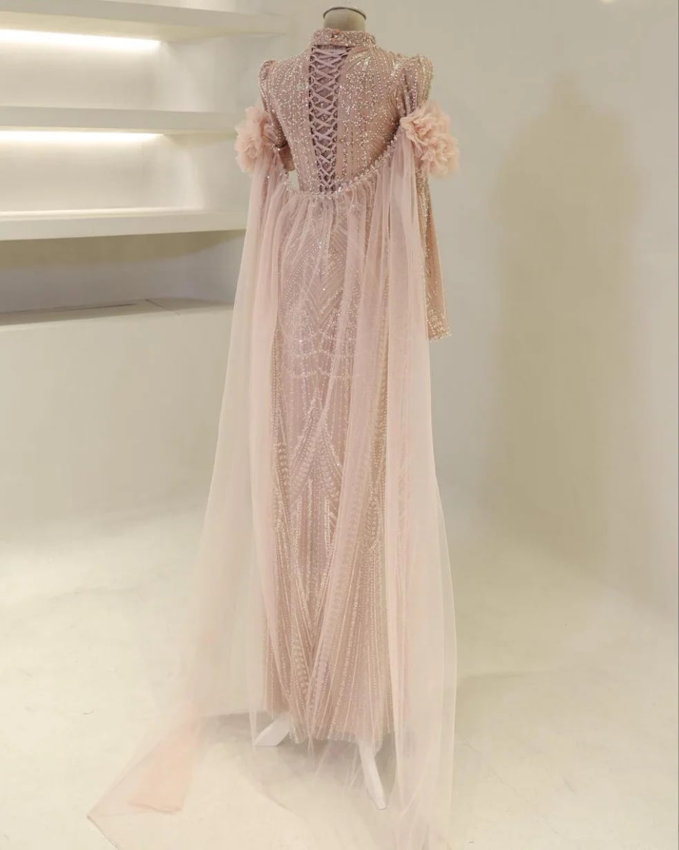 Hafsa Modest Evening Dress — Aesthetic Modest Dresses