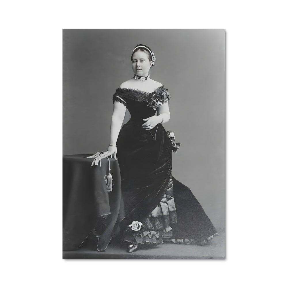 Black Velvet Gown with Off-the-Shoulder Lace and Floral Details — Aesthetic Queen Dress