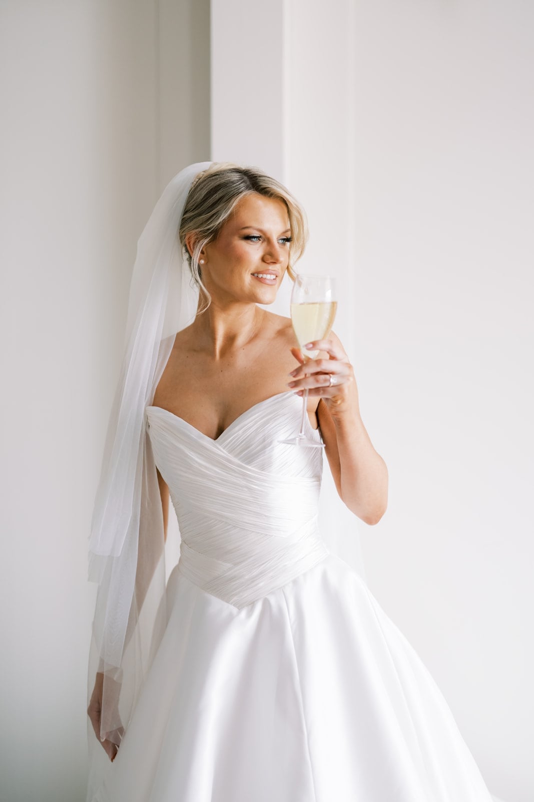 Classic Ivory Ballgown Wedding Dress with Sweetheart Neckline — Aesthetic Wedding Dress