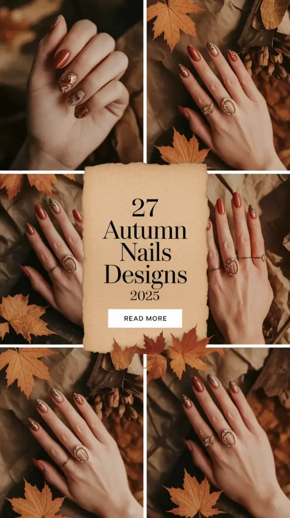 27 Stunning Autumn Nails Designs 2025 You’ll Want to Try This Fall
