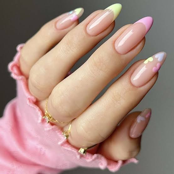Short Oval Delicate White French Tips, Close-Up Take — Best Cute French Tip Nails