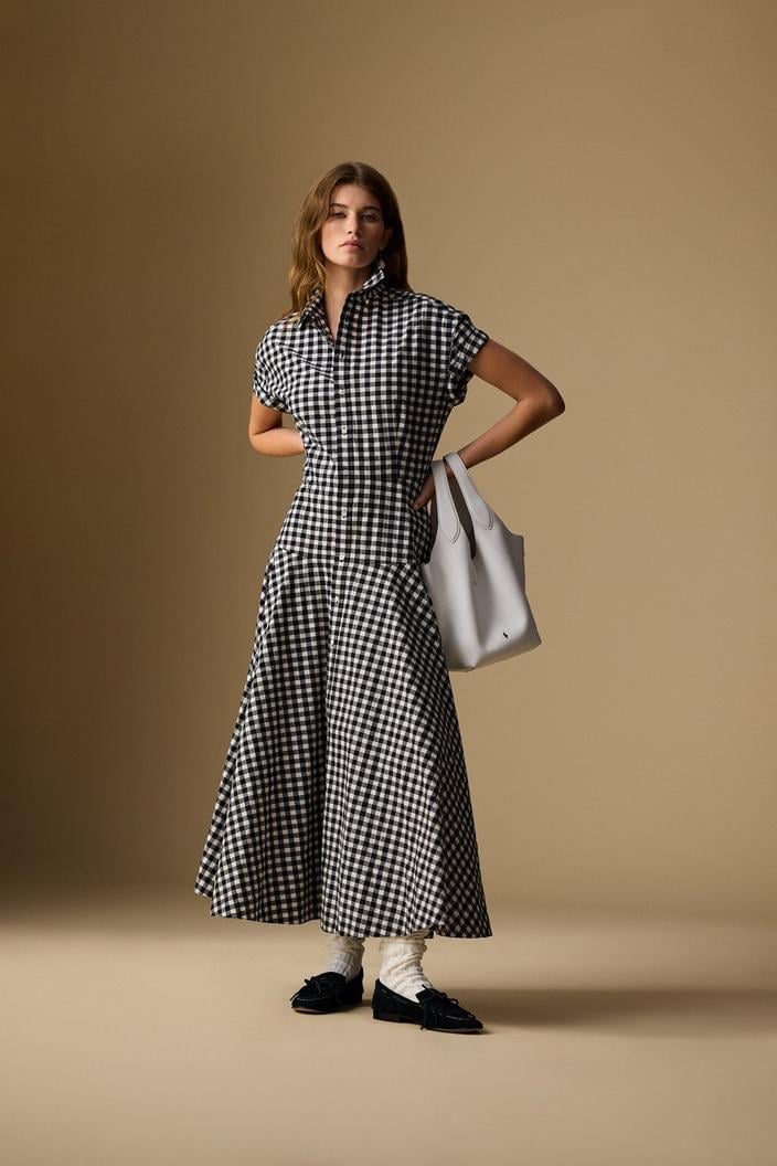 Black and White Gingham Shirt Dress — Best Types of Dresses