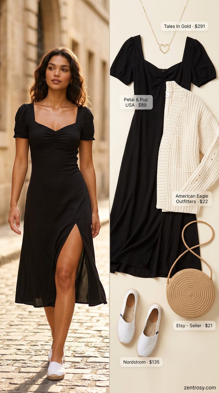 Boho Crochet Summer Outfits 2026: Sweet Sundress Peach boho crochet summer dress for women 2026, perfect for casual brunch, with cream cardigan, straw bag, and espadrille flats.