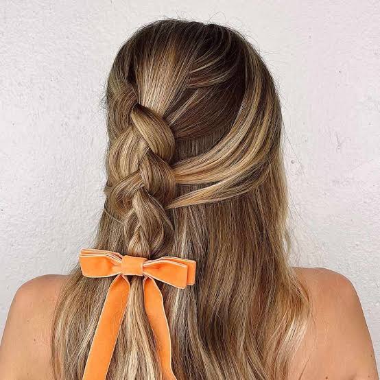 Single Braid With Honey Blonde Balayage Single Braid With Honey Blonde Balayage — Braids Easy Ideas