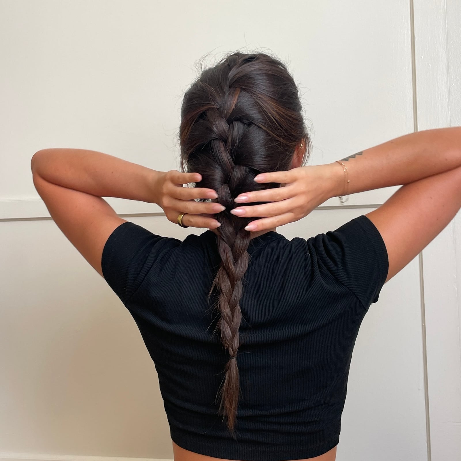 Large Dutch Braid Dark Brown Large Dutch Braid Dark Brown — Braids Easy Ideas