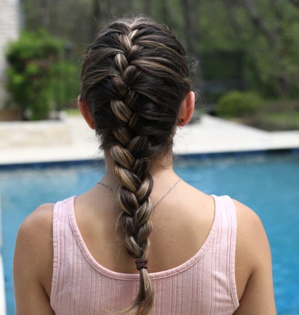 Thick French Braid Dark Blonde Thick French Braid Dark Blonde — Braids Easy Ideas