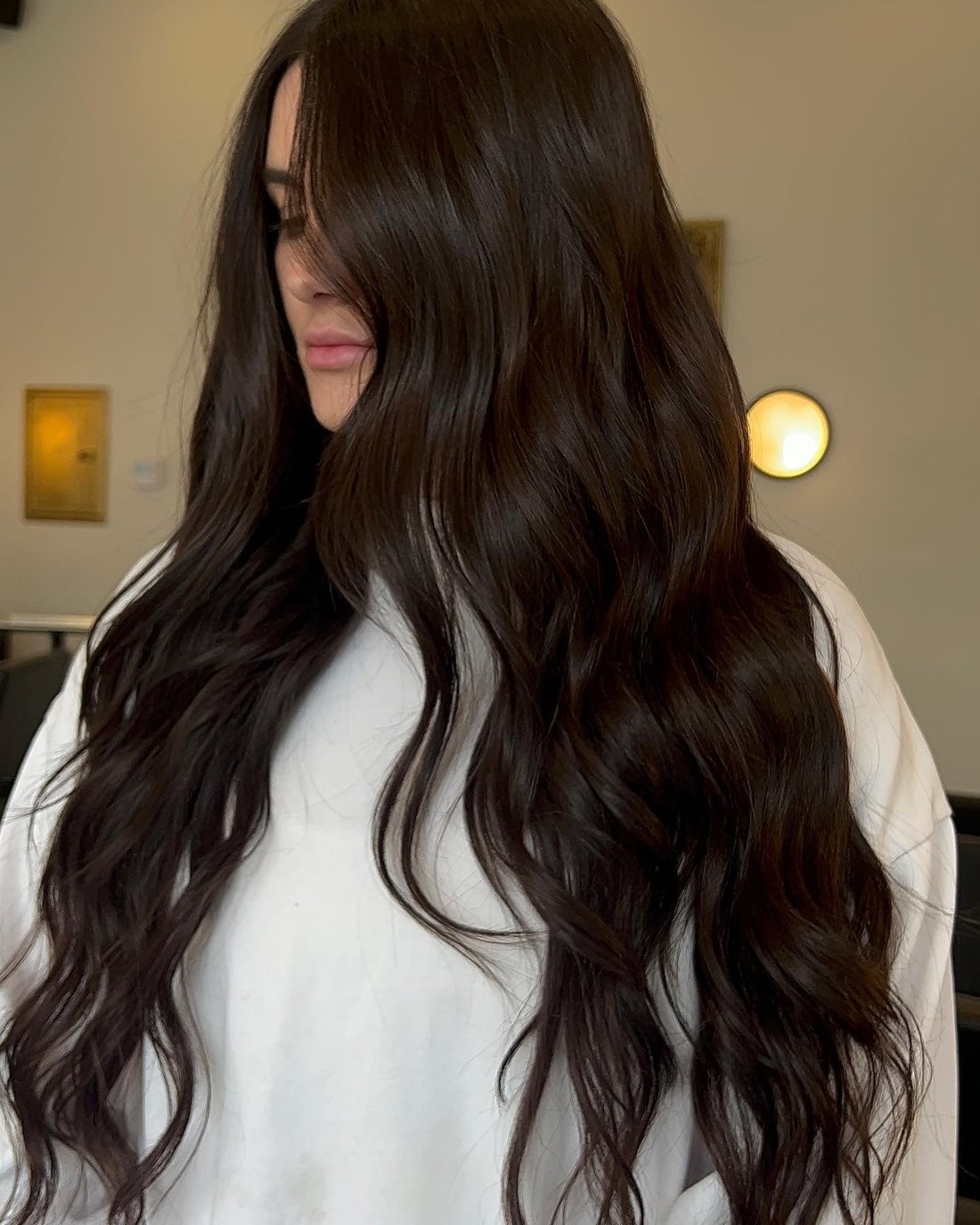 Deep Dark Brown With Reddish Undertones Deep Dark Brown With Reddish Undertones — Brunette Hair Inspiration