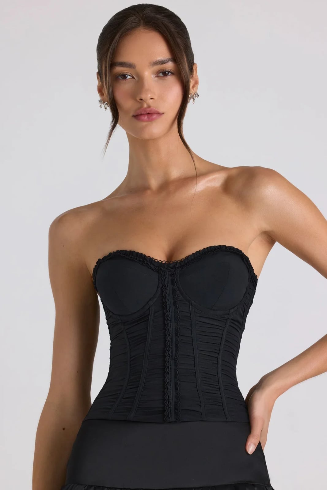 Chic Black Corset Outfit