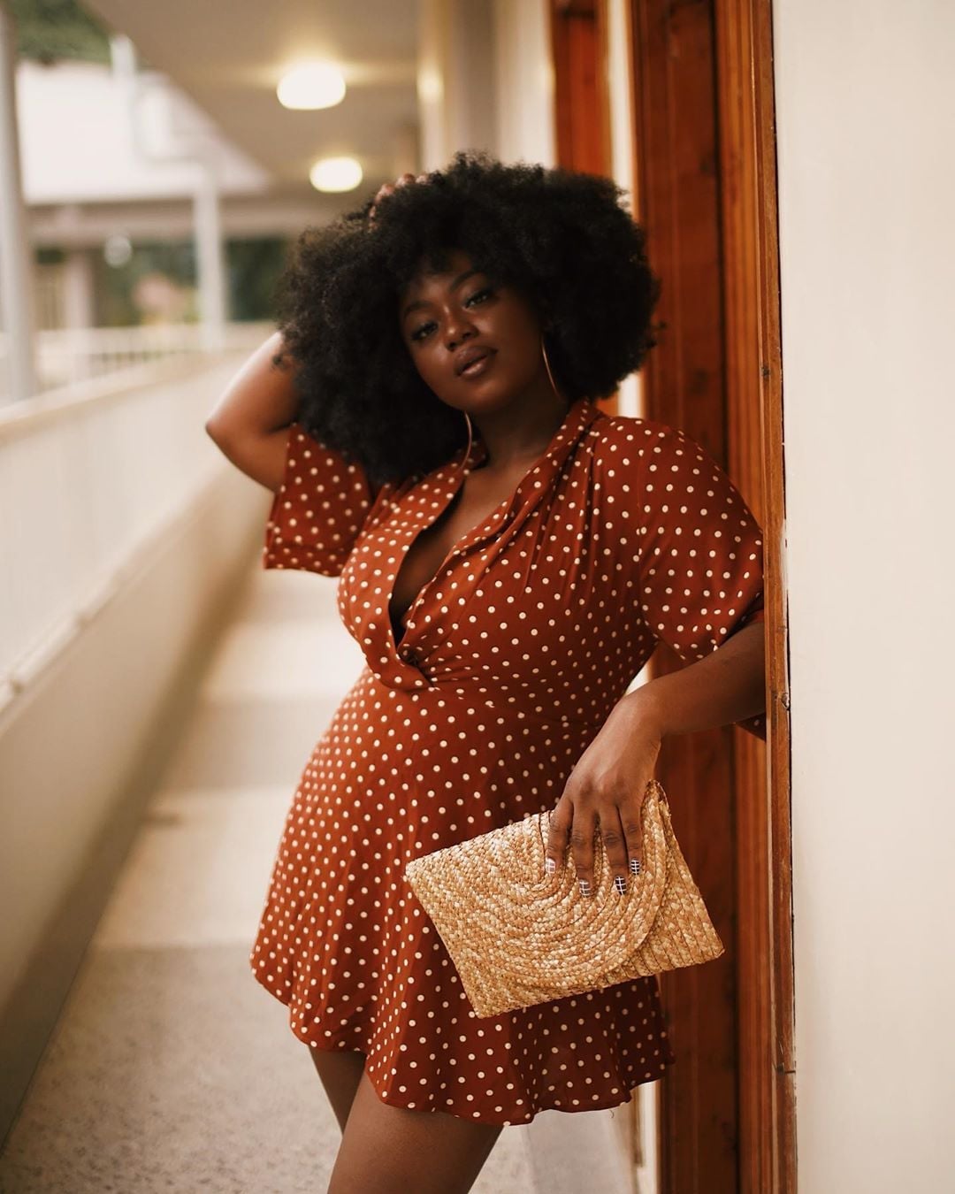 Polka Dot Mini Dress with Cardigan Polka Dot Mini Dress with Cardigan — Chic Style Inspo