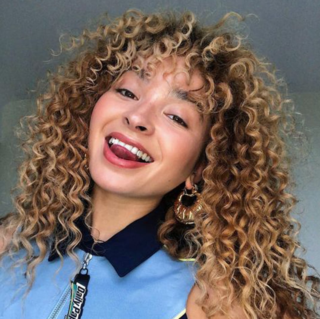 Shoulder Length Honey Blonde Curls Shoulder Length Honey Blonde Curls — Classy 3b Hair