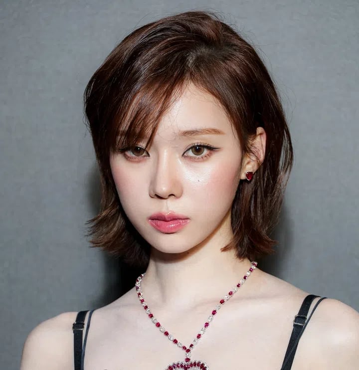 Short Layered Bob With Textured Bangs, Ear — Classy Asian Hairstyles
