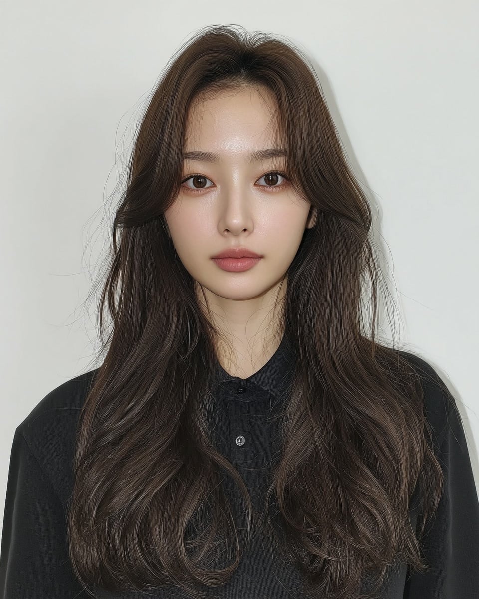 Elegant Ash Brown Loose Waves — Classy Asian Hairstyles