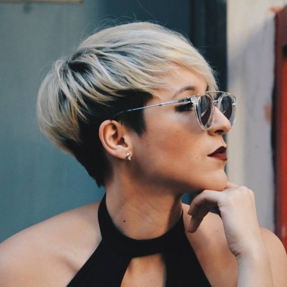 Layered Pixie With Choppy Asymmetrical Bangs Layered Pixie With Choppy Asymmetrical Bangs — Classy Asymmetrical Pixie