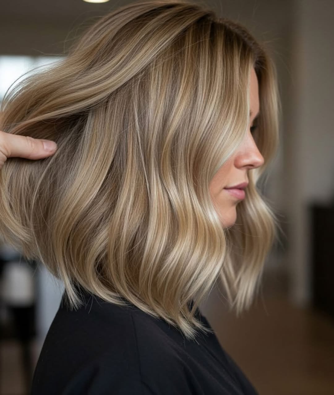Blonde Bob with Dimensional Balayage Blonde Bob with Dimensional Balayage — Classy Babylights