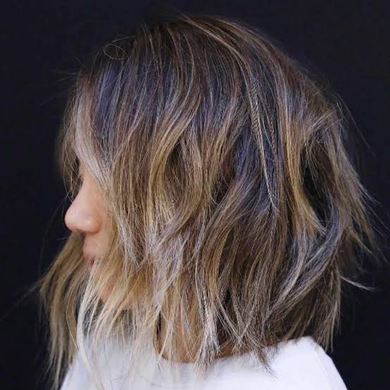 Chin Shaggy Bob With Blonde Balayage — Classy Balayage Hair