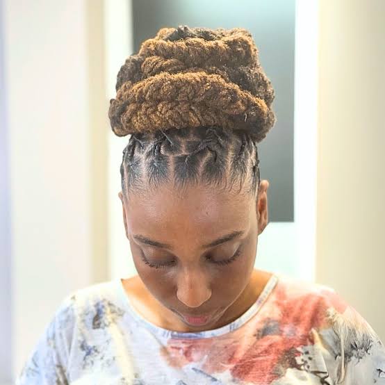 Shoulder Length Large Twisted Bun Shoulder Length Large Twisted Bun — Classy Barrel Locs