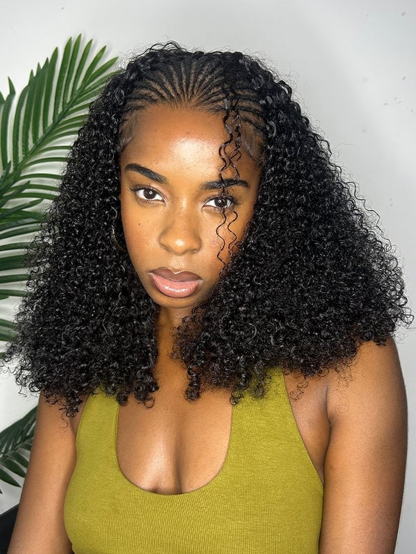 Collarbone Lob With Defined Ringlets — Classy Black Curly Hair
